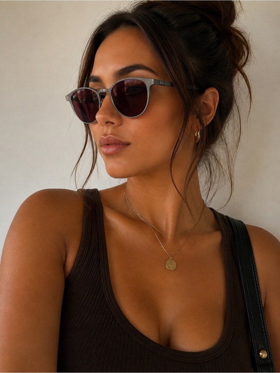 Ray-Ban Accessories - Ray-Ban RB 6355 2620 Eyeglasses 50-20-145 Black Silver Frame Prescription Lenses